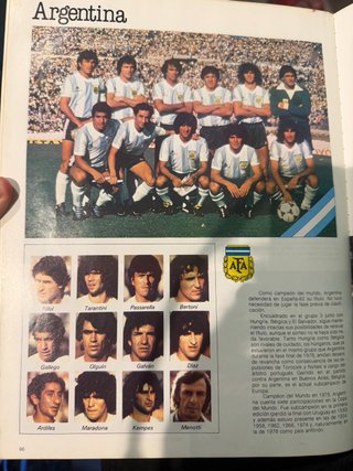 Libro “Copa del Mundo de Fútbol España 1982”, de J