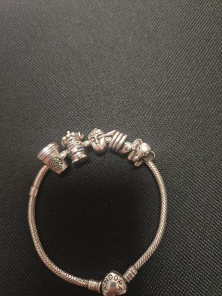 Pulsera Pandora Plata con Charms