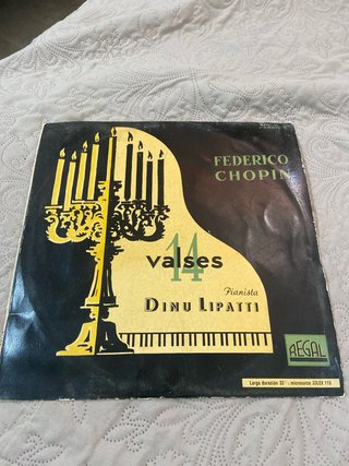 Disco Vinilo Chopin Valses Dinu Lipatti Regal