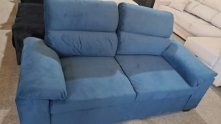Sofá Cama Azul