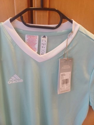 Camiseta Adidas manga corta verde agua 13-14 años