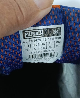 Zapatillas Munich G3 Talla 38