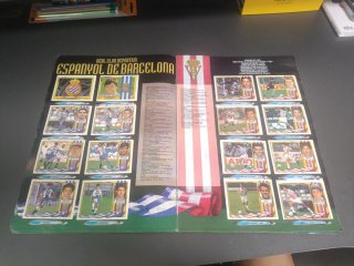 Álbum Liga 95-96 FC Barcelona Oficial completo