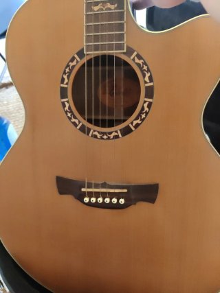 Guitarra Acústica + Funda, Crafter JE18/N