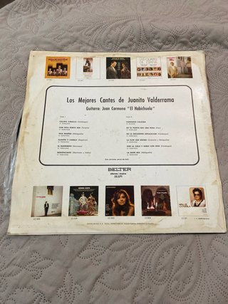 Disco Vinilo Juanito Valderrama - Los Mejores Cant