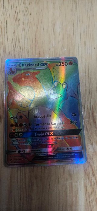Charizard GX Carta Pokémon Arcoíris