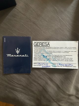 Reloj Maserati Negro y Dorado