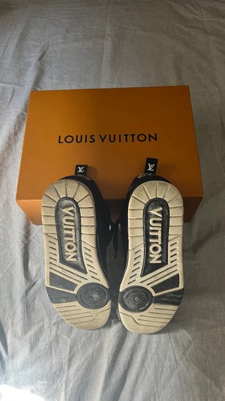 Louis Vuitton Scarpe da Ginnastica Nere e Bianche