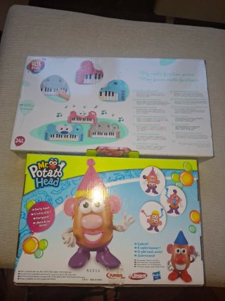 Lote Piano Infantil y Mr. Potato Head