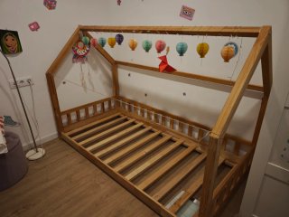 Cama Montessori Casita Nido Madera