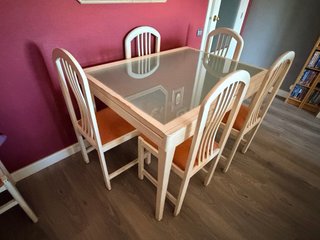 Mueble de salón , mesa centro y de comedor y silla