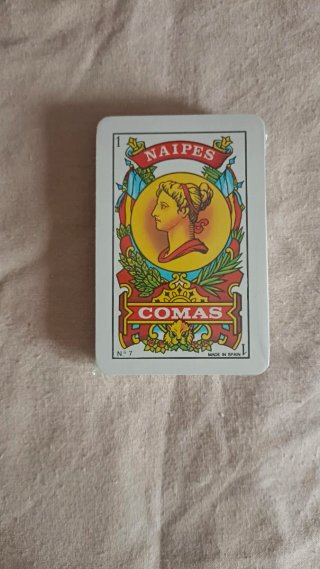 Baraja de cartas publicitarias Comas