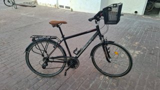 Bicicleta Romet Trekking Paseo Negra