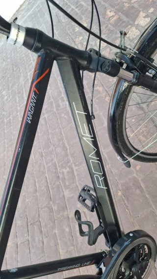 Bicicleta Romet Trekking Paseo Negra