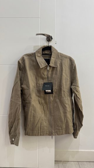 Chaqueta Massimo Dutti Lino Beige