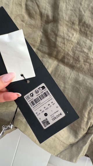 Chaqueta Massimo Dutti Lino Beige