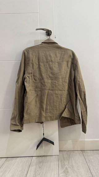 Chaqueta Massimo Dutti Lino Beige