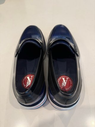 Mocasines Angel Infantes Azul y Negro