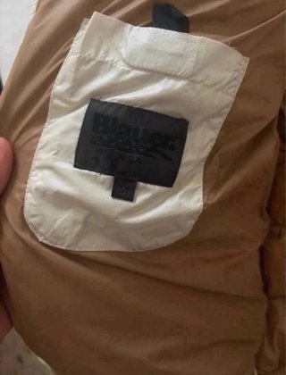 Blauer Piumino Cappuccio Beige