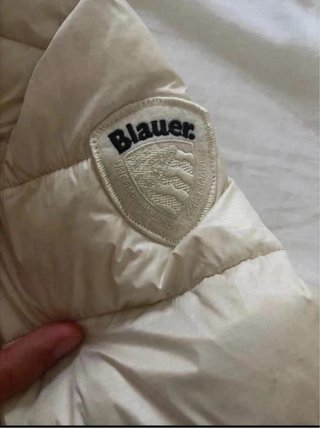 Blauer Piumino Cappuccio Beige