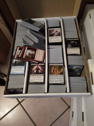 Magic the Gathering 7 kg carte con doppioni c/uc