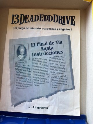 Juego La Herencia de Tía Ágata MB