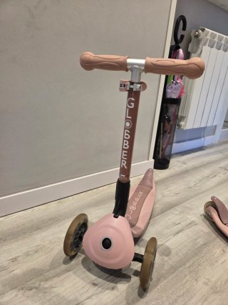 Patinete Globber 3 ruedas rosa