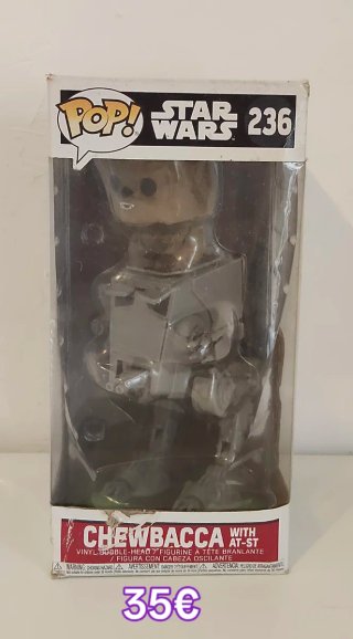 Funko Pop! Star Wars Deluxe Chewbacca AT-ST 236