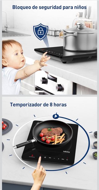 Placa Inducción IsEasy 2100W