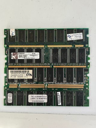 Lote 4x Kingston RAM Módulos