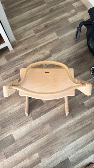 Trona de madera bebé stokke regulable