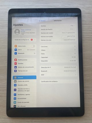 iPad 7ª Generación Gris Espacial