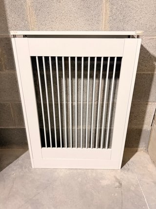 Maisons du Monde Cubierta radiador madera blanco