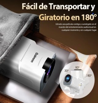 Proyector Portátil 4K WiFi Bluetooth