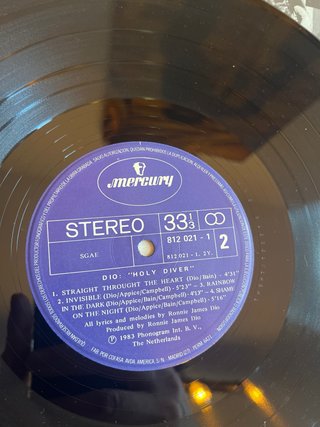 Vinilo LP Dio Holy Diver