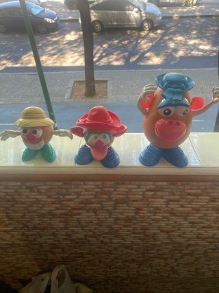 Set di tre pupazzi Mr. Potato Head