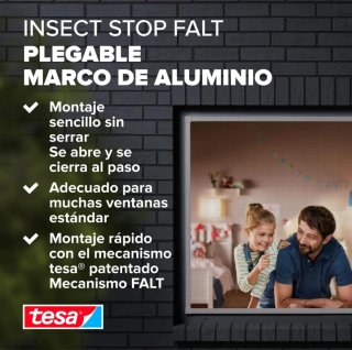 Mosquitera Tesa Insect Stop FALT Aluminio Plegable