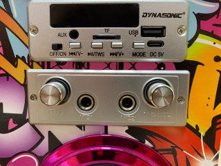 Altavoz Karaoke Dynasonic E-025 Multicolor