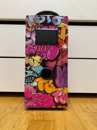 Altavoz Karaoke Dynasonic E-025 Multicolor