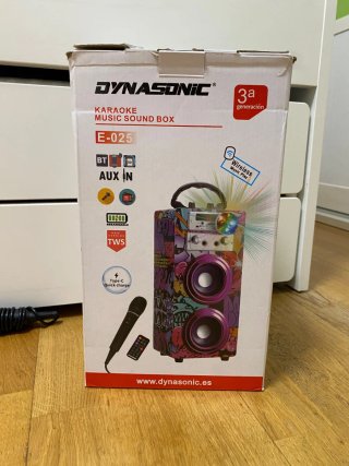 Altavoz Karaoke Dynasonic E-025 Multicolor