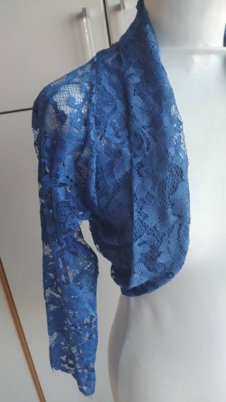 Bolero Pizzo Blu