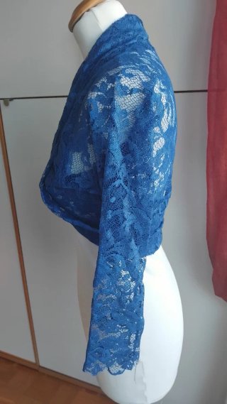 Bolero Pizzo Blu