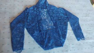 Bolero Pizzo Blu