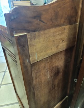 Peinadora Art Déco de nogal