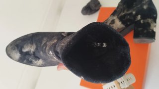 Stivaletti donna neri/argento tg 40