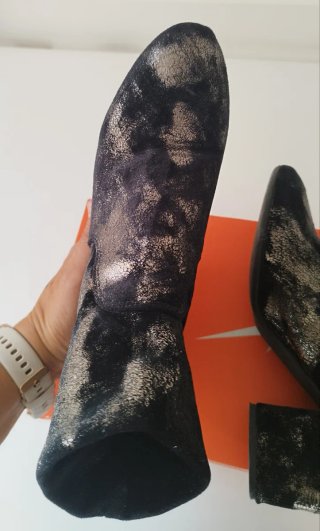 Stivaletti donna neri/argento tg 40