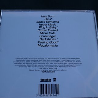 Pack CDs Muse: Origin of Symmetry + The Resistance