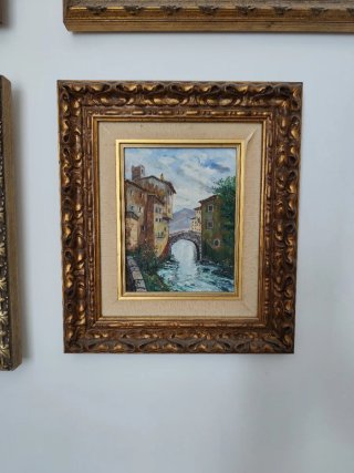 Set 4 Cuadros Óleo Varios Motivos los 4 juntos