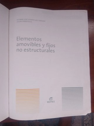 Elementos amovibles y fijos no estructurales