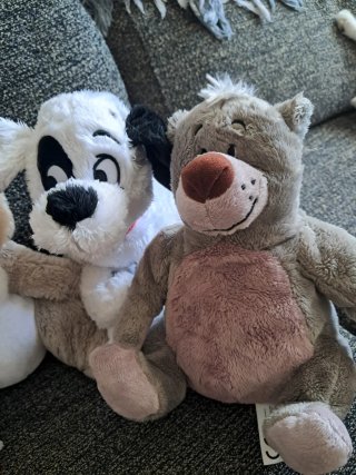 Peluche Disney Dumbo, Bambi, Simba, Thumper, Patch